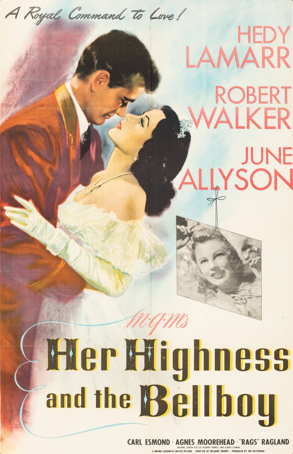 Her Highness And The Bellboy (1945) - Hedy Lamarr  Colorized Version  DVD