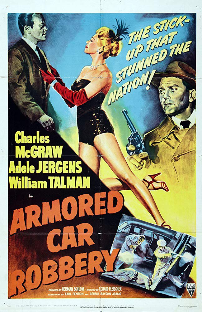 Armored Car Robbery (1950) - Charles McGraw  Colorized Version  DVD