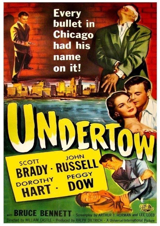 Undertow (1949) - Scott Brady  Colorized Version  DVD