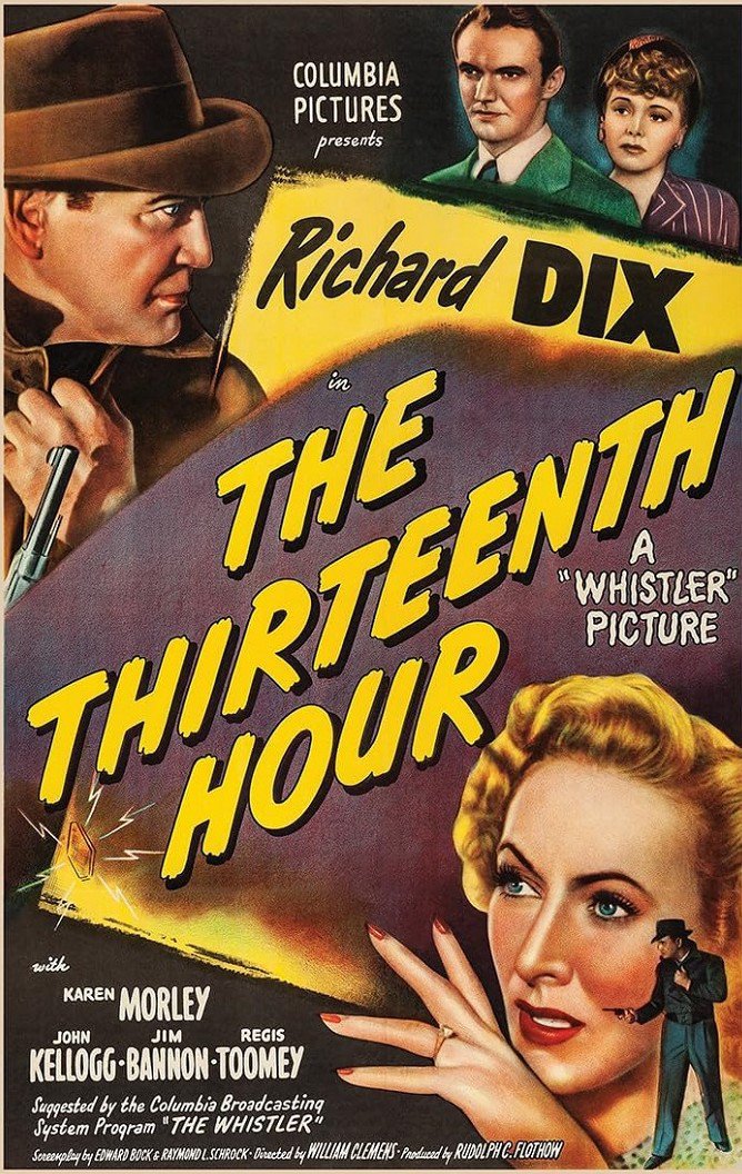 The Thirteenth Hour (1947) - Richard Dix  Colorized Version DVD