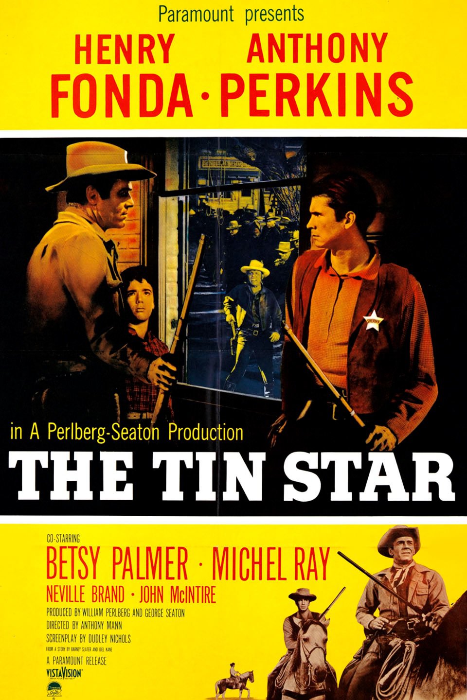 The Tin Star (1957) - Henry Fonda  Colorized Version  DVD
