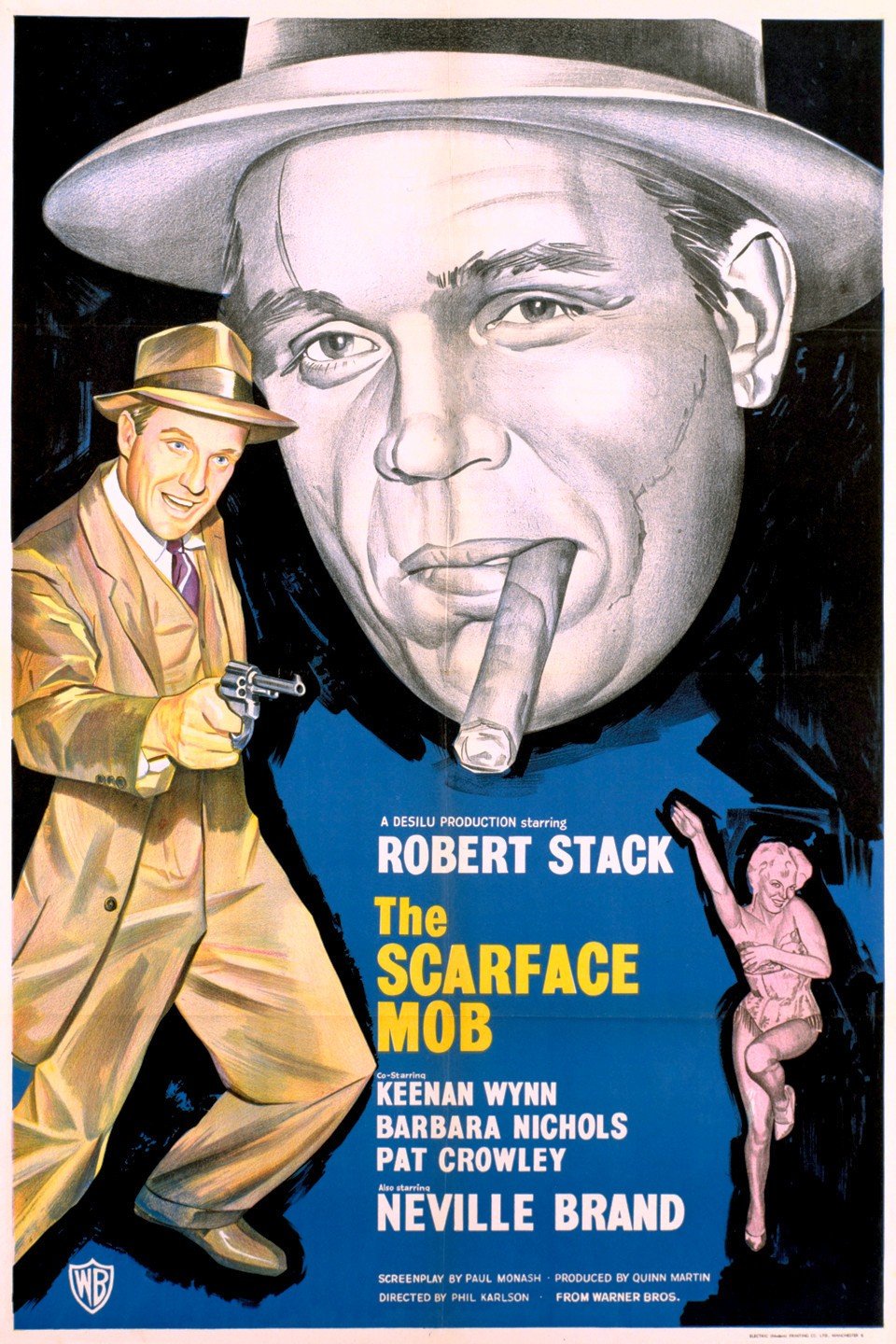 The Scarface Mob (1959) - Robert Stack  Colorized Version  DVD