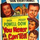 You Never Can Tell (1951) - Dick Powell  Colorized Version  DVD