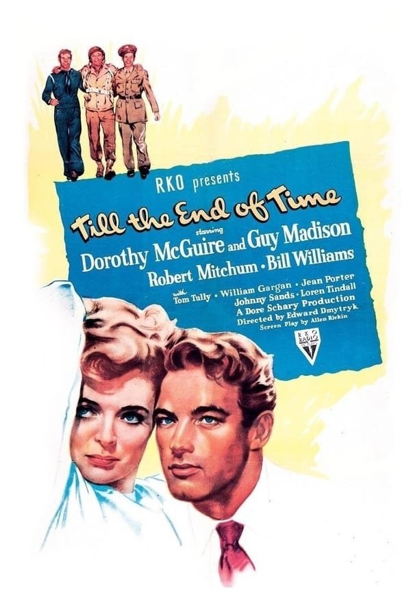 Till The End Of Time (1946) - Robert Mitchum  Colorized Version DVD