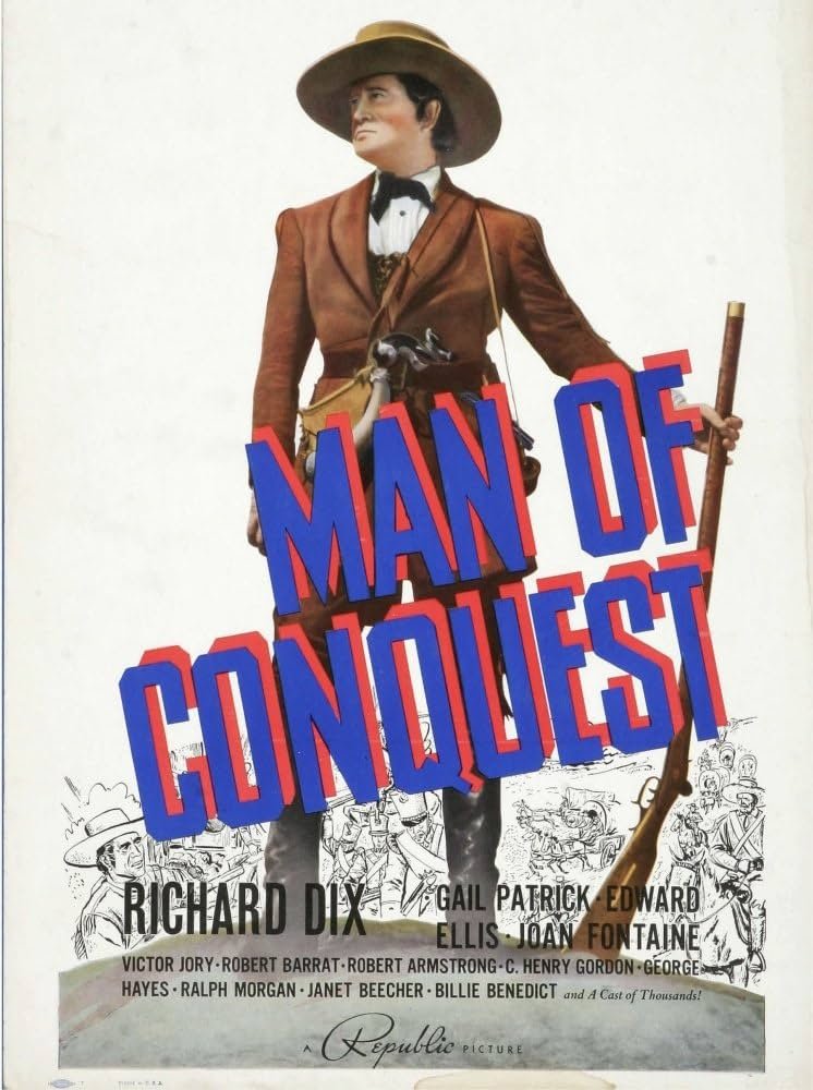 Man Of Conquest (1939) - Richard Dix  Colorized Version DVD