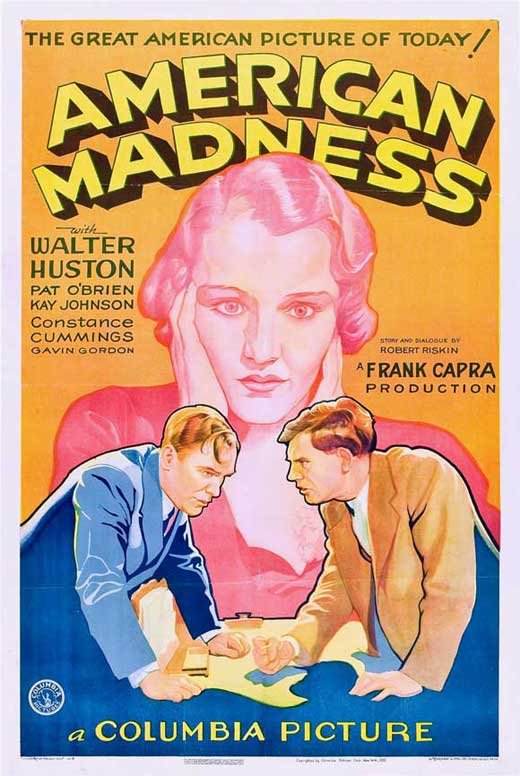 American Madness (1932) - Walter Huston  Colorized Version DVD