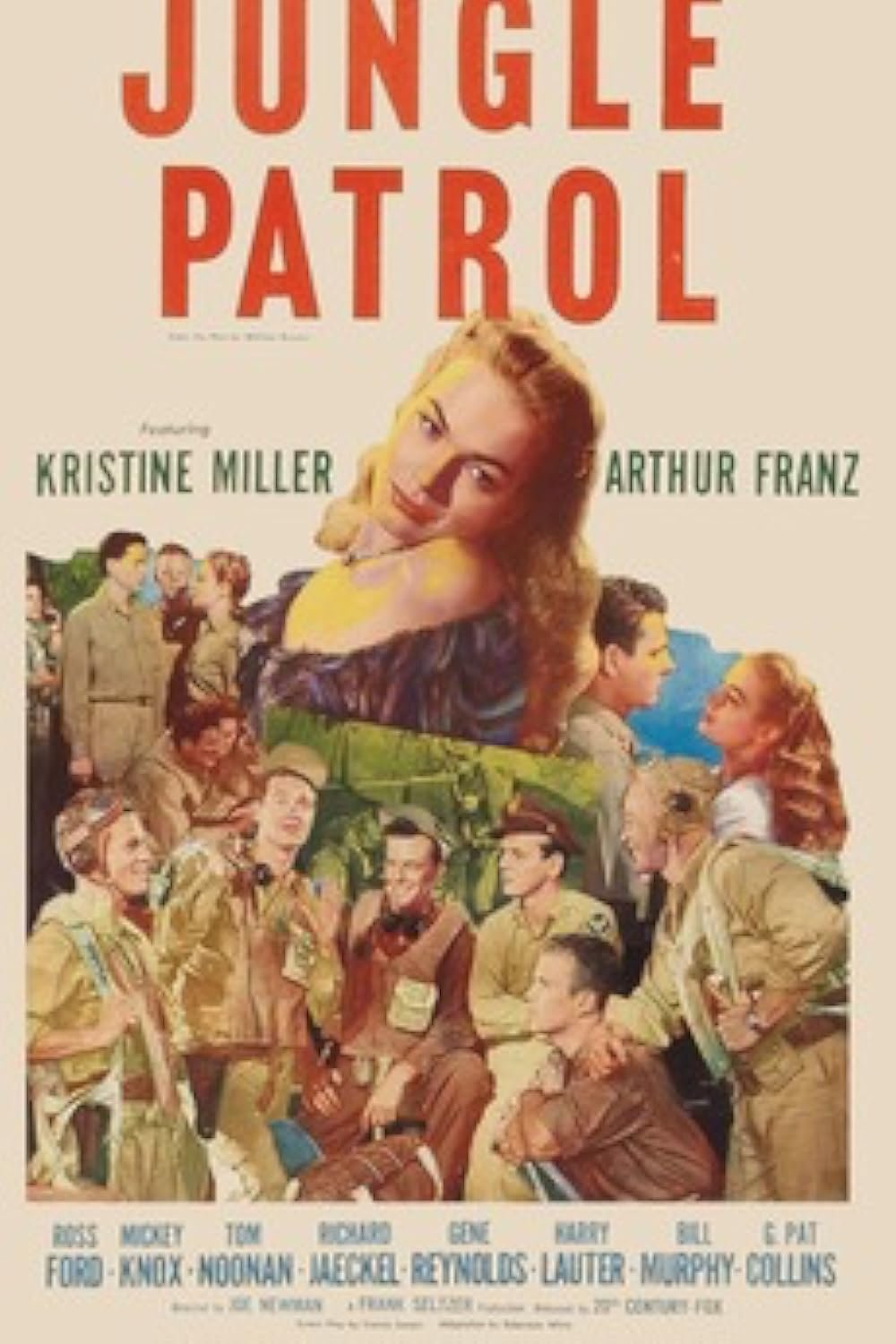 Jungle Patrol (1948) - Arthur Franz  Colorized Version  DVD