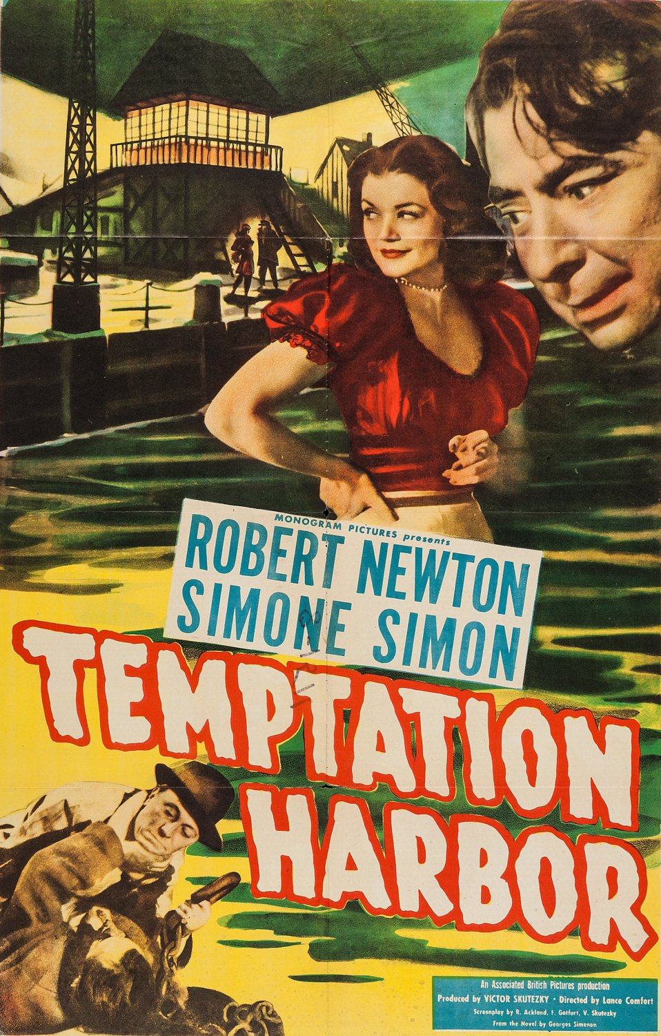 Temptation Harbor (1947) - Robert Newton  Colorized Version DVD