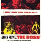 The Boss (1956) - John Payne  Colorized Version DVD
