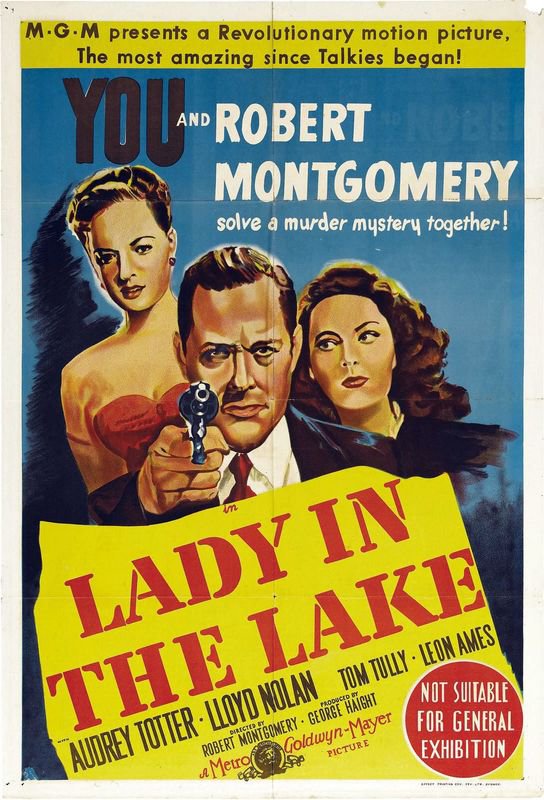 Lady In The Lake (1946) - Robert Montgomery  Colorized Version DVD
