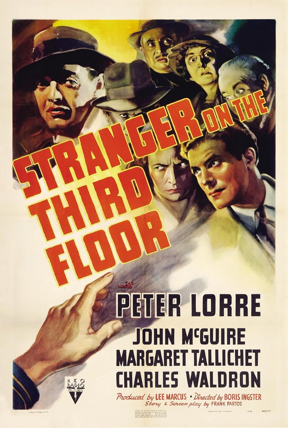 Stranger On The Third Floor (1940) - Peter Lorre  Colorized  Version  DVD