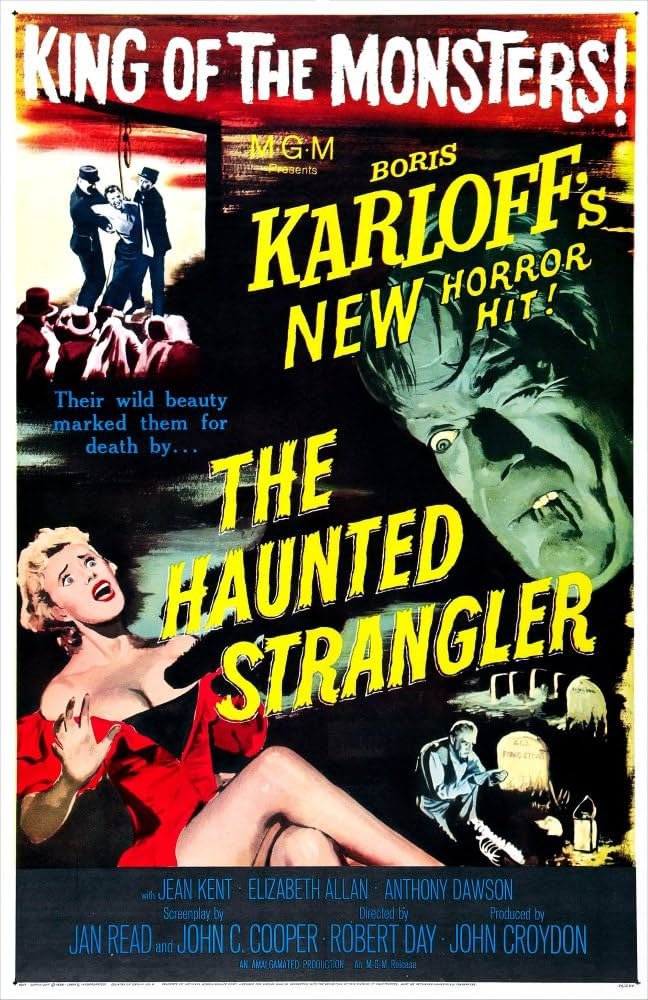 The Haunted Strangler (1958) - Boris Karloff  Colorized Version  DVD