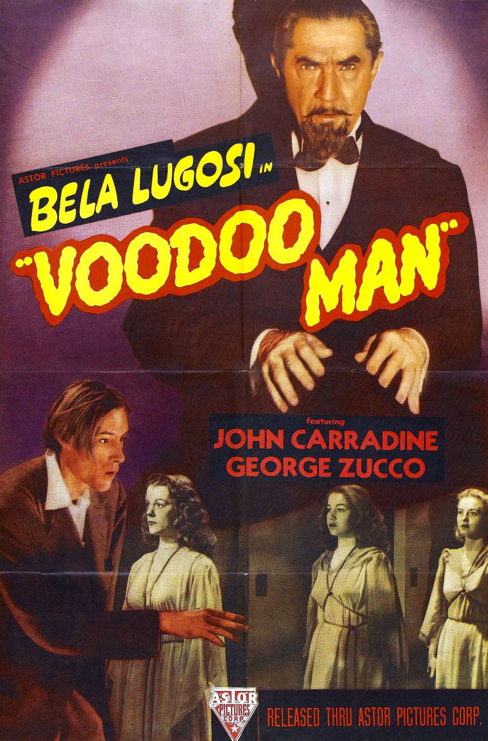 Voodoo Man (1944) - Bela Lugosi  Colorized Version DVD
