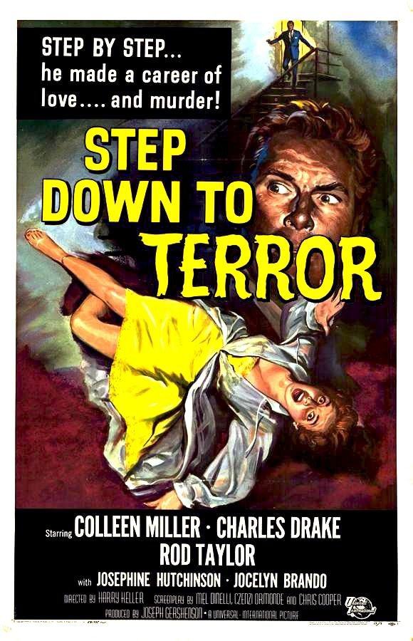 Step Down To Terror (1958) - Rod Taylor  Colorized Version  DVD