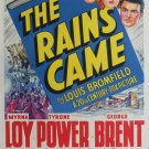 The Rains Came (1939) - Tyrone Power  Colorized Version  DVD