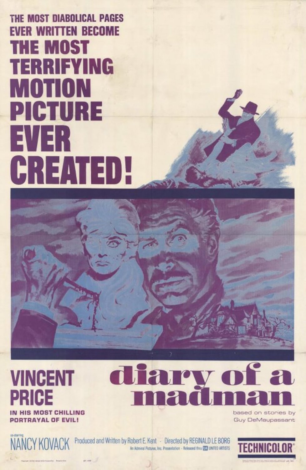 Diary Of A Madman (1963) - Vincent Price  DVD