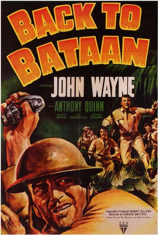 Back To Bataan (1945) - John Wayne  Colorized Version DVD