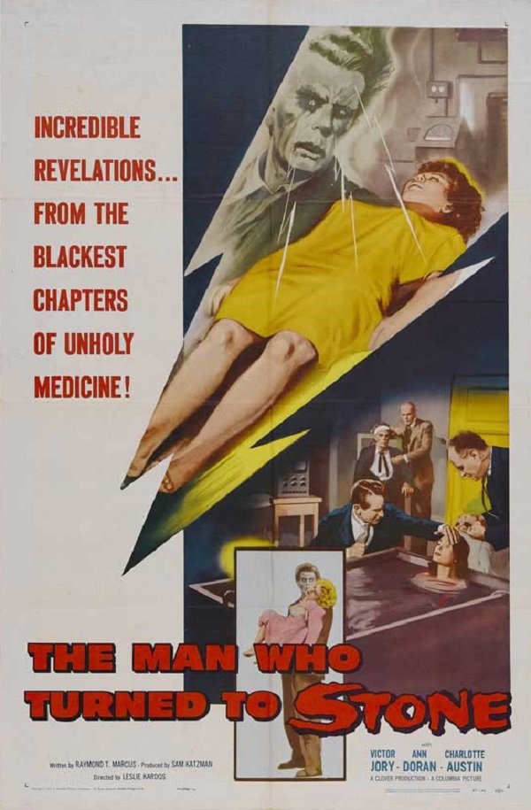 The Man Who Turned To Stone (1957) - Victor Jory  Colorized Version DVD
