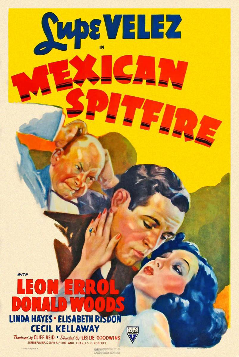 Mexican Spitfire (1939) - Lupe Velez   Colorized Version  DVD