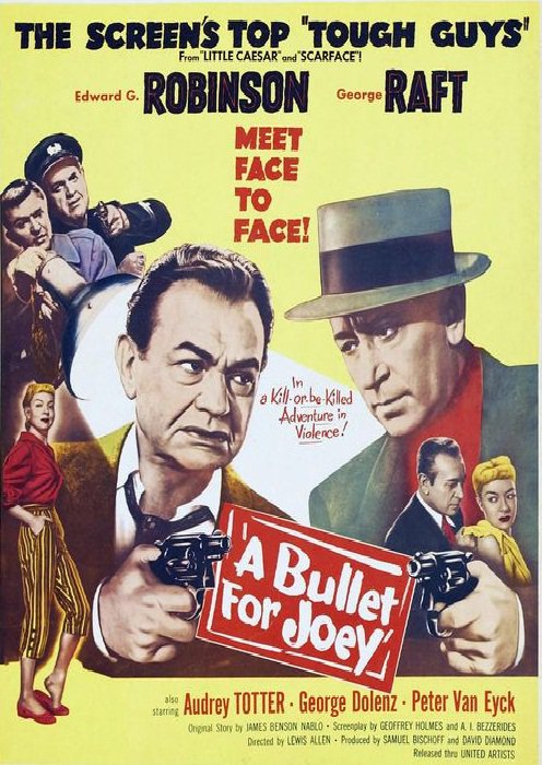 A Bullet For Joey (1955) - Edward G. Robinson  Colorized Version DVD