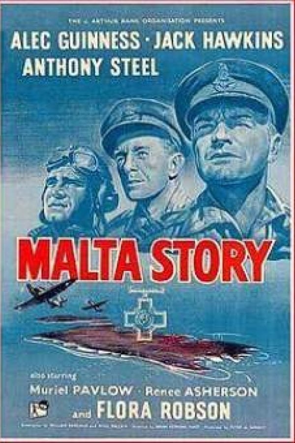 Malta Story (1953) - Alec Guinness  Colorized Version DVD