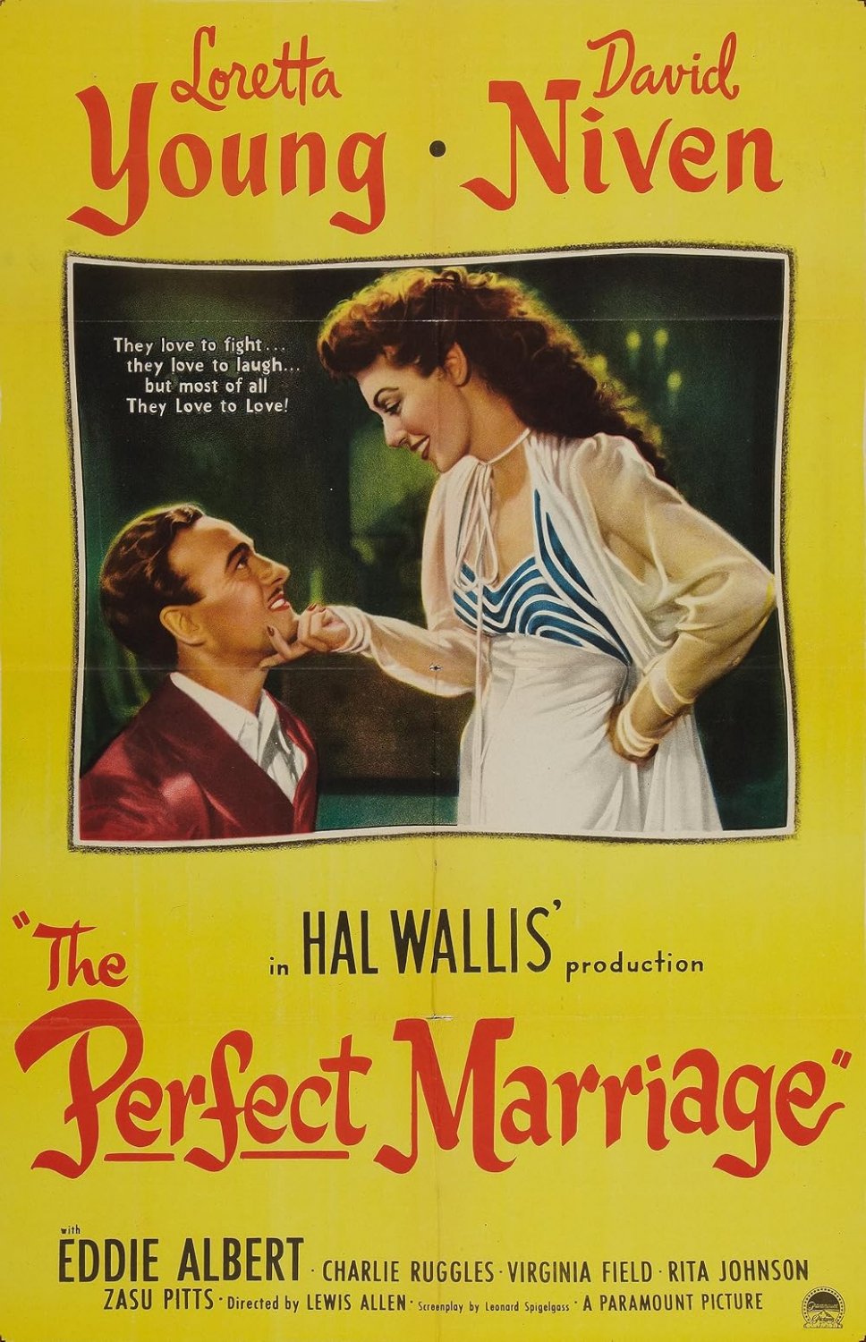 The Perfect Marriage (1946) - David Niven  Colorized Version  DVD
