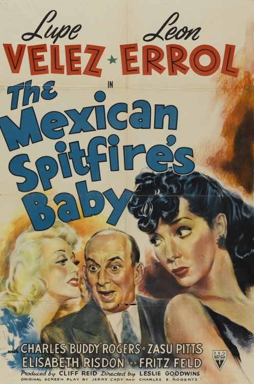 The Mexican Spitfire's Baby (1941) - Lupe Velez  Colorized Version  DVD