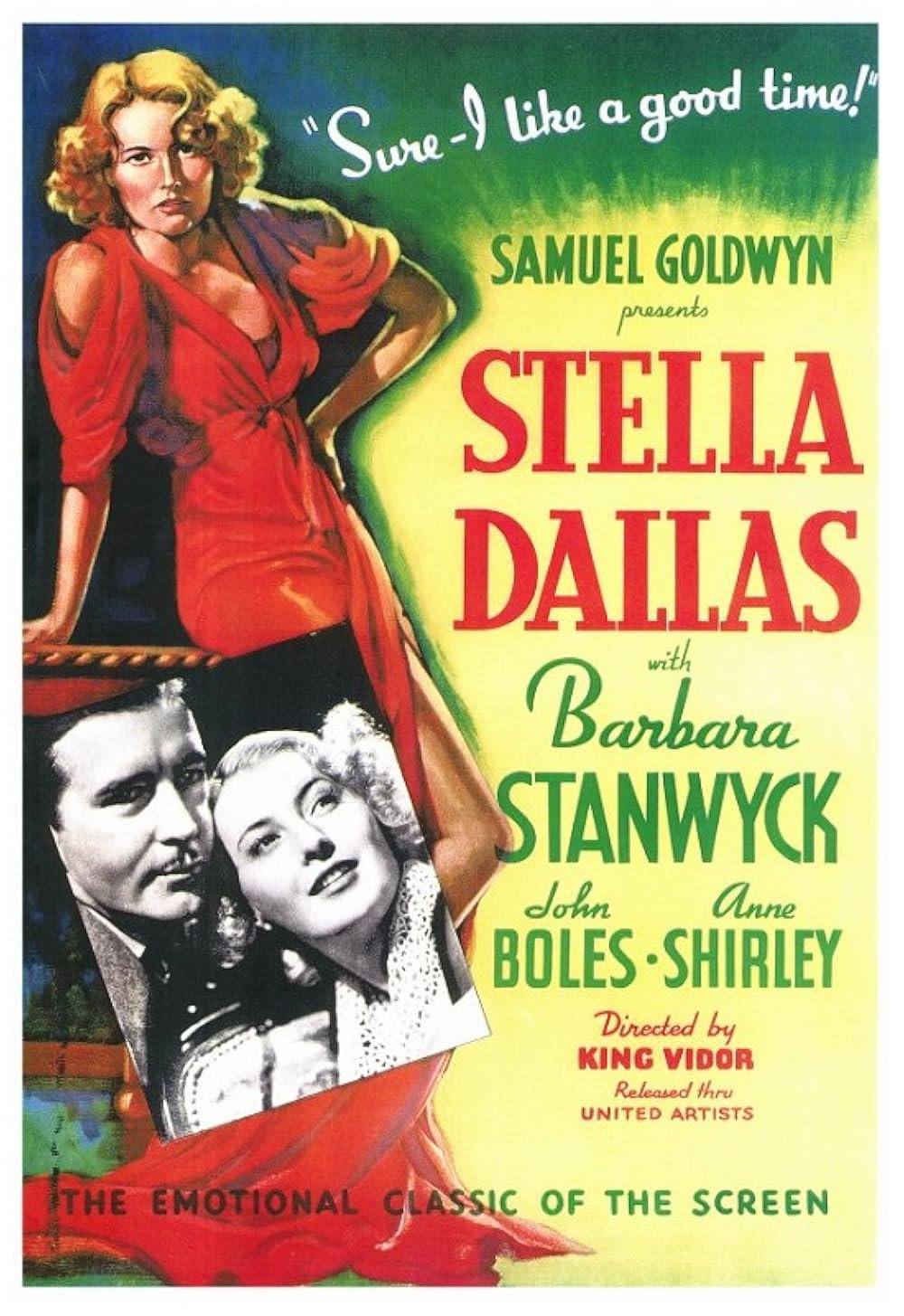 Stella Dallas (1937) - Barbara Stanwyck  Colorized Version  DVD