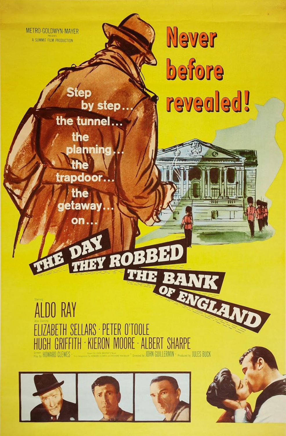 The Day They Robbed The Bank Of England (1960) - Aldo Ray  Colorized Version  DVD