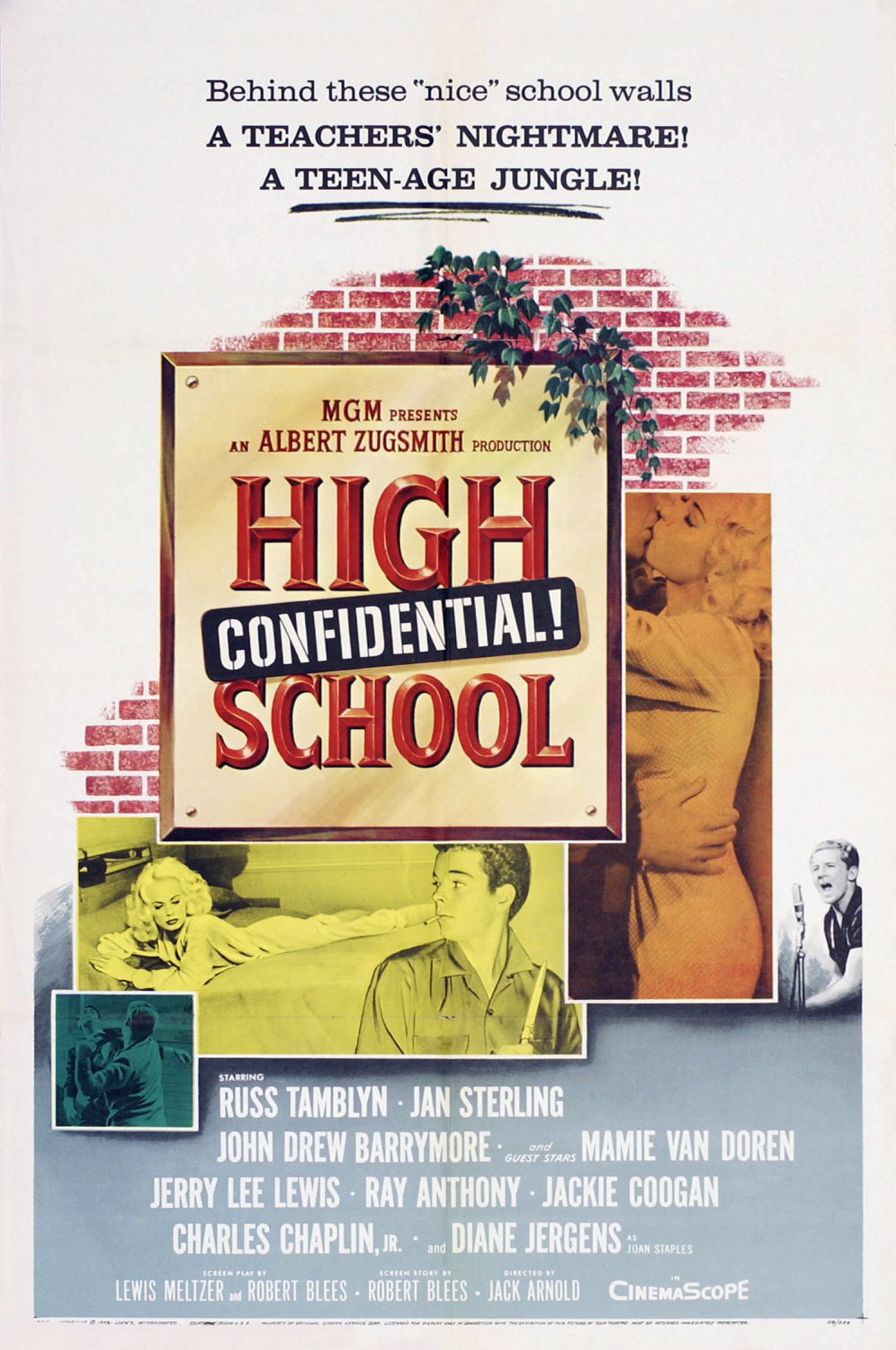 High School Confidential (1958) - Jerry Lee Lewis  Colorized Version  DVD