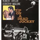 Tip On A Dead Jockey (1957) - Robert Taylor  Colorized Version  DVD