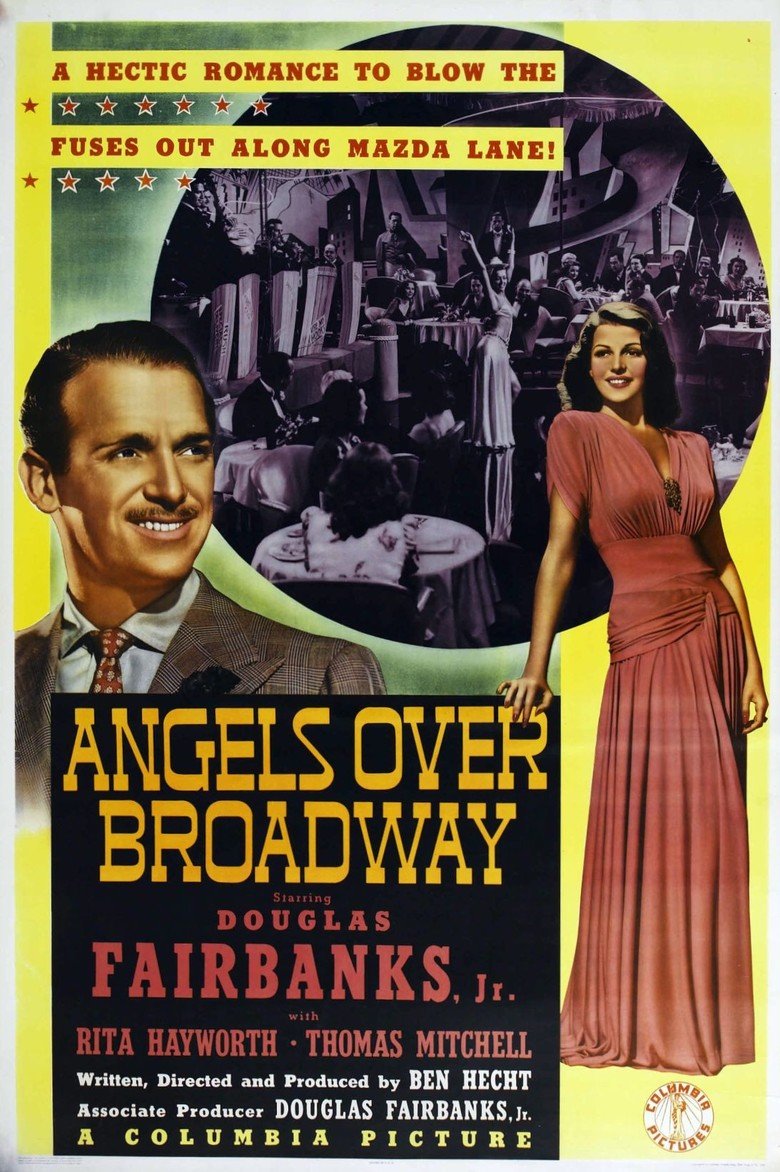Angels Over Broadway (1940) - Douglas Fairbanks Jr.  Colorized Version  DVD