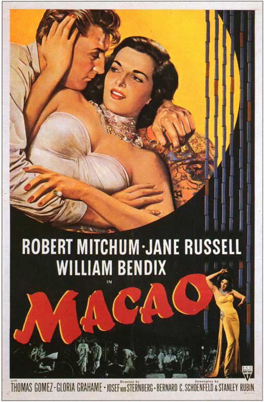 Macao (1952) - Robert Mitchum  Colorized Version  DVD