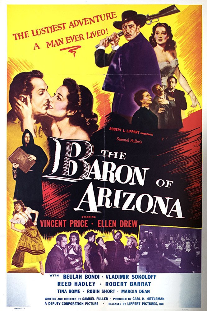 The Baron Of Arizona (1950) - Vincent Price  Colorized Version DVD