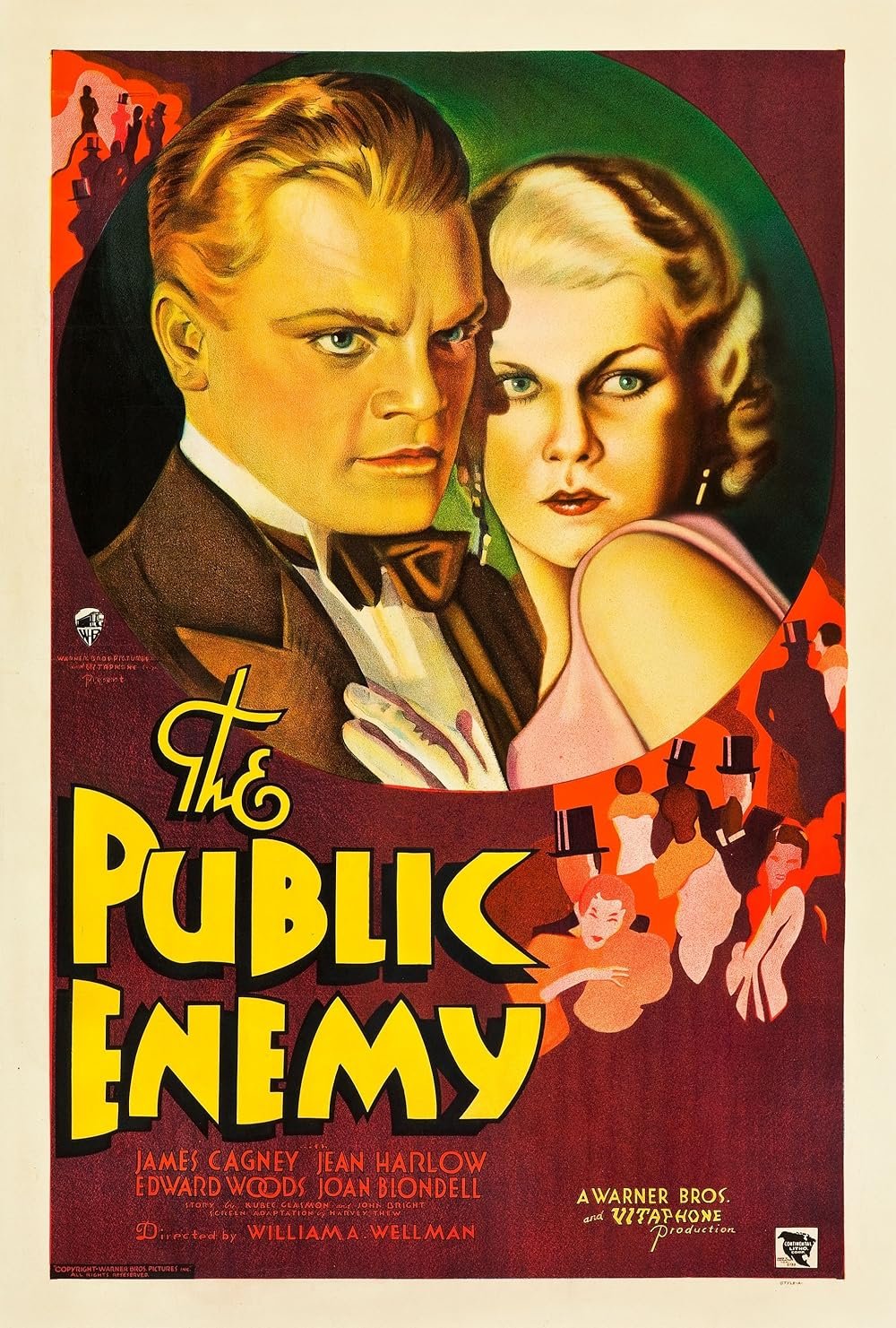 The Public Enemy (1931) - James Cagney  Colorized Version  DVD