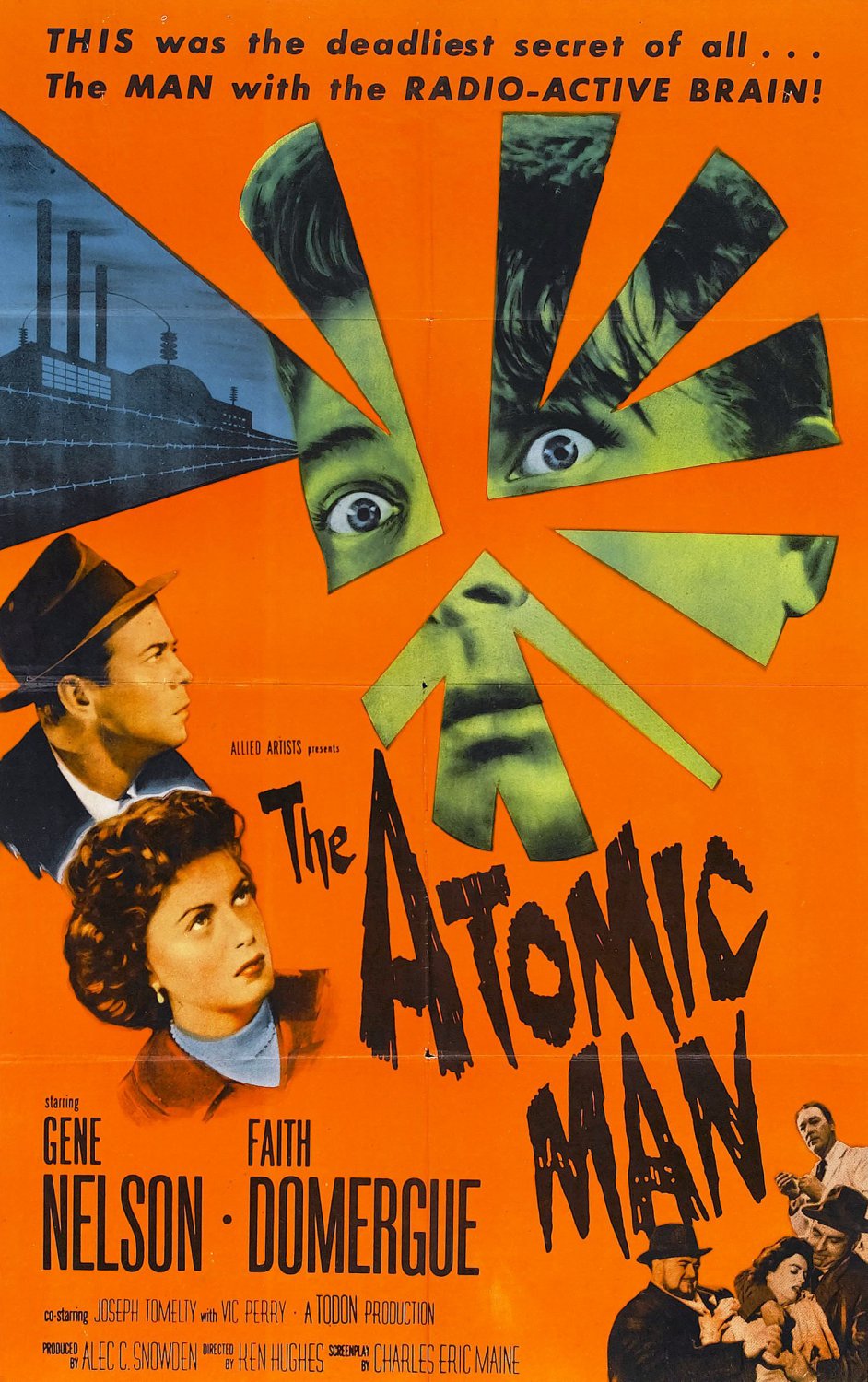 Timeslip AKA The Atomic Man (1955) - Gene Nelson  Colorized Version  DVD
