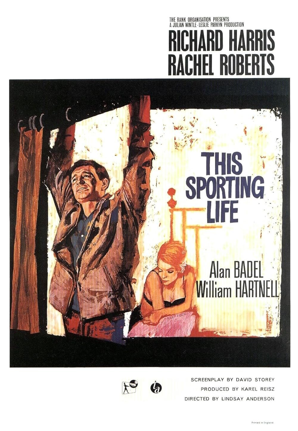This Sporting Life (1963) - Richard Harris  Colorized Version DVD