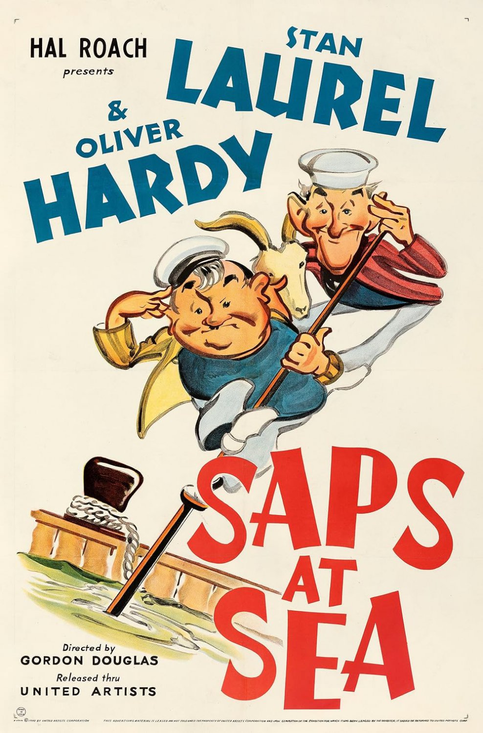 Saps At Sea (1940) - Laurel & Hardy  Colorized Version  DVD