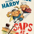 Saps At Sea (1940) - Laurel & Hardy  Colorized Version  DVD