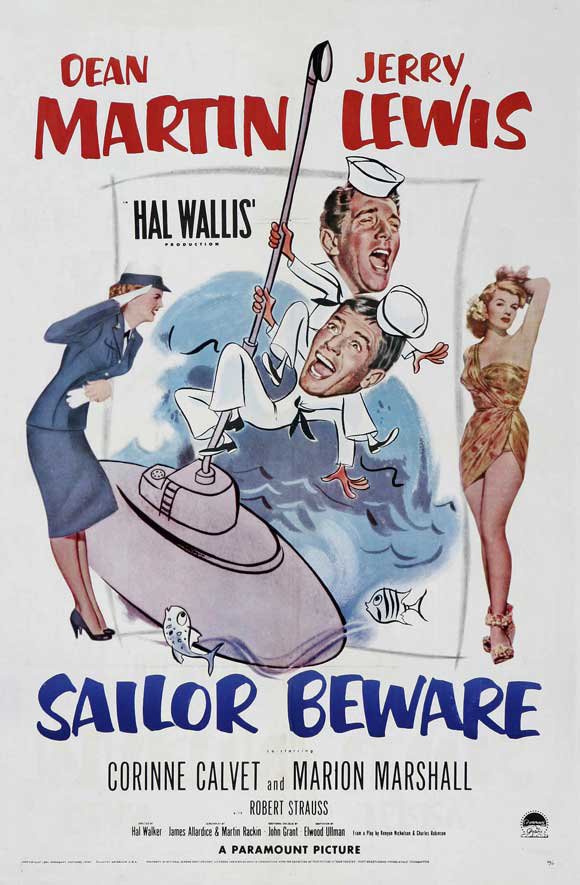Sailor Beware (1952) - Jerry Lewis Colorized Version  DVD