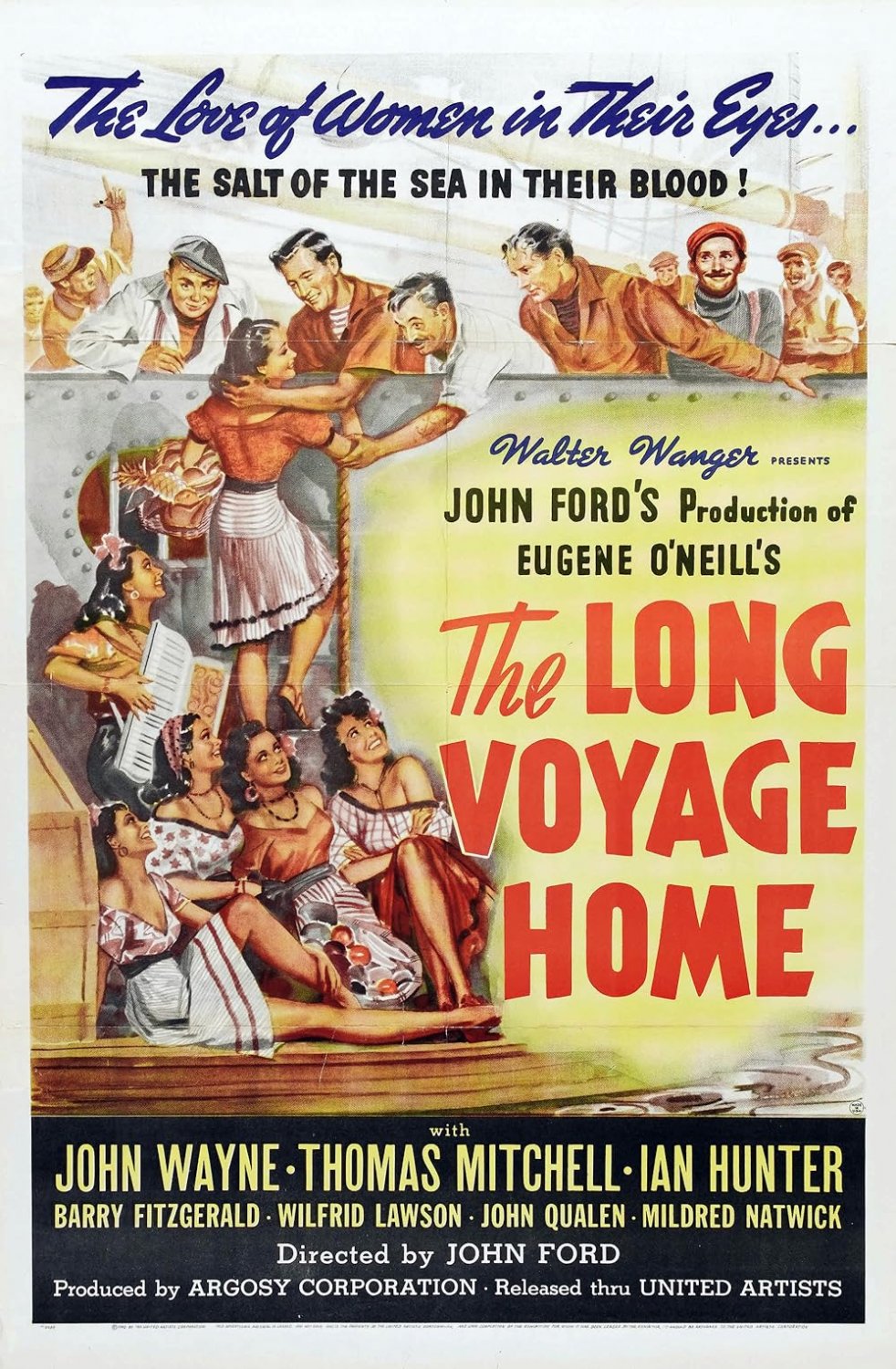 The Long Voyage Home (1940) - John Wayne  Colorized Version DVD