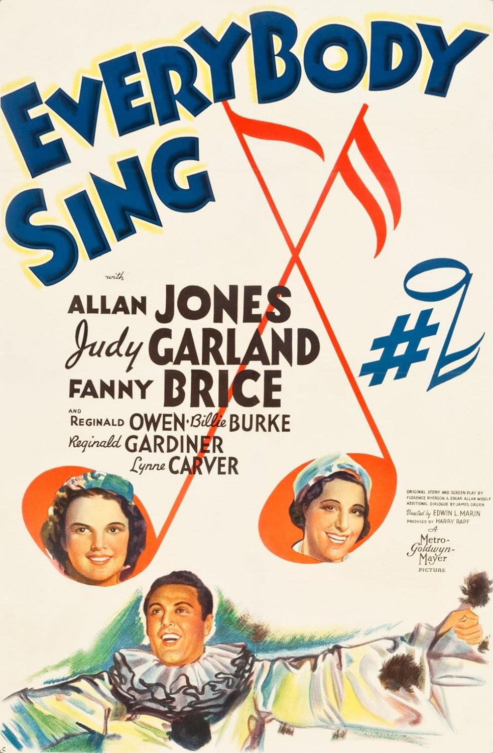 Everybody Sing (1938) - Judy Garland  Colorized Version  DVD