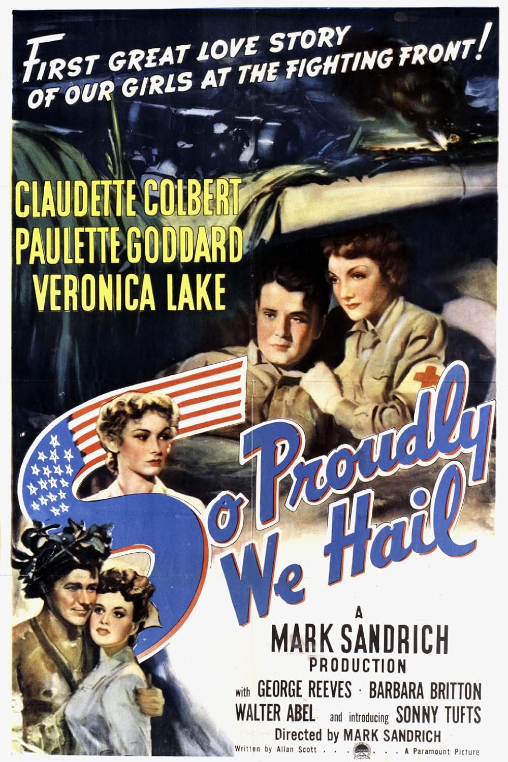 So Proudly We Hail! (1943) - Claudette Colbert  Colorized Version  DVD