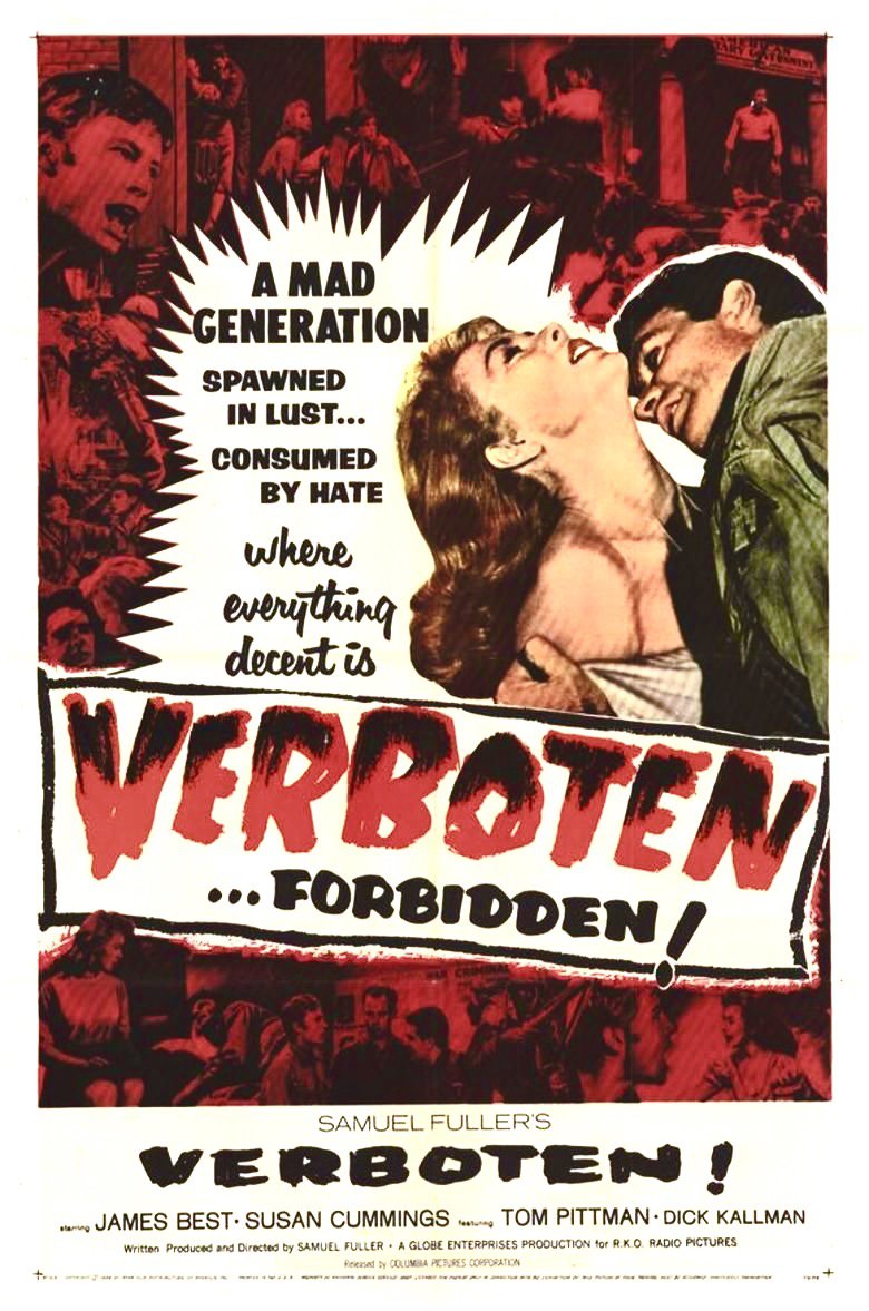 Verboten! (1959) - James Best  Colorized Version  DVD