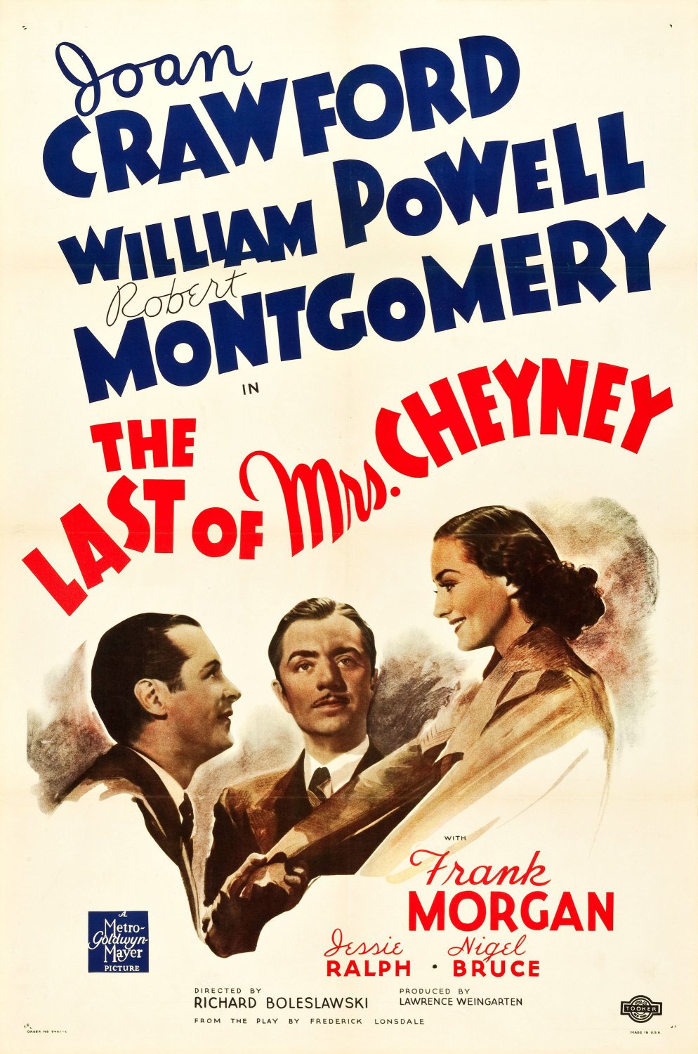 The Last Of Mrs. Cheyney (1937) - Joan Crawford  Colorized Version  DVD