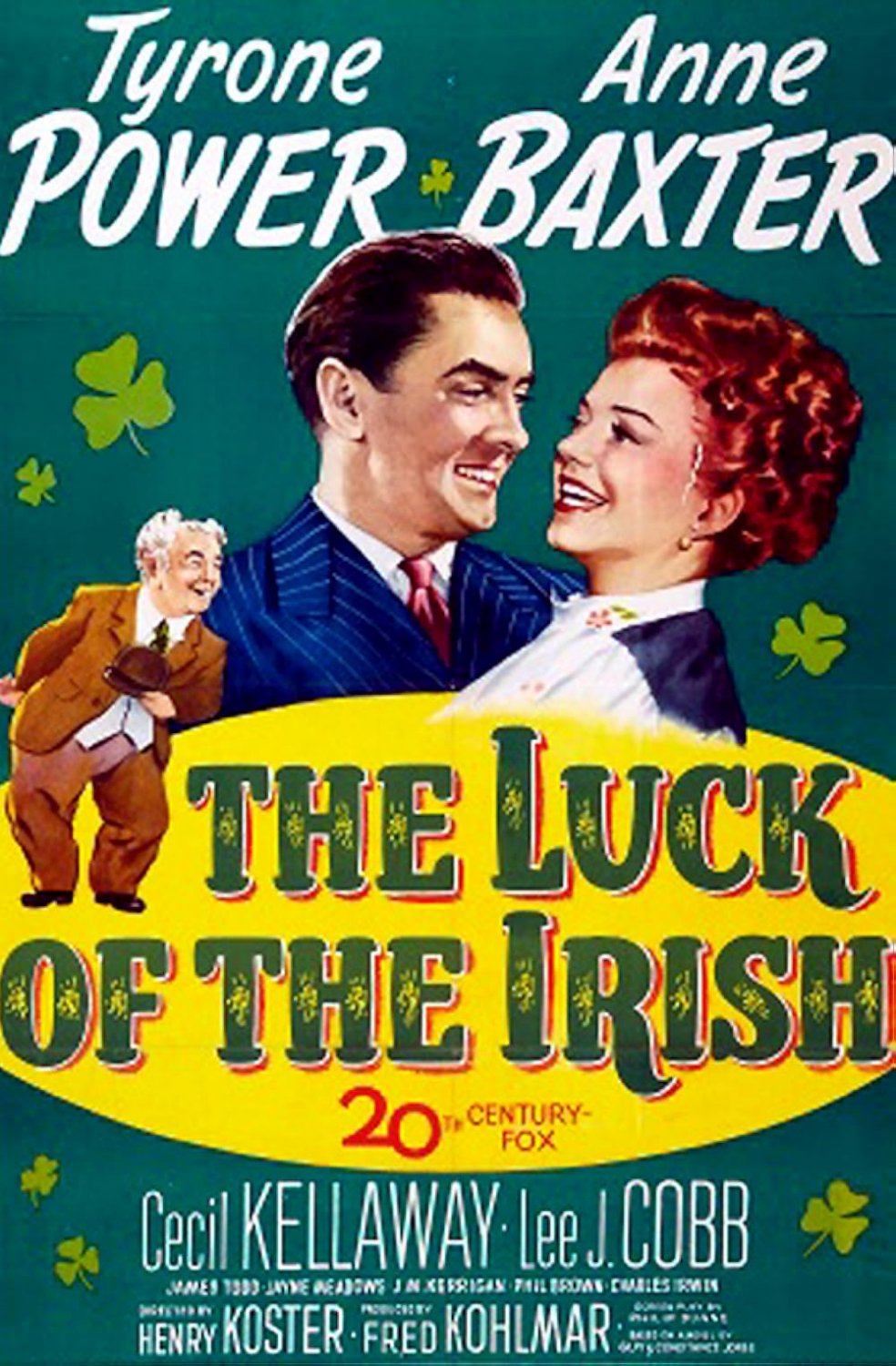 The Luck Of The Irish (1948) - Tyrone Power  Colorized Version  DVD