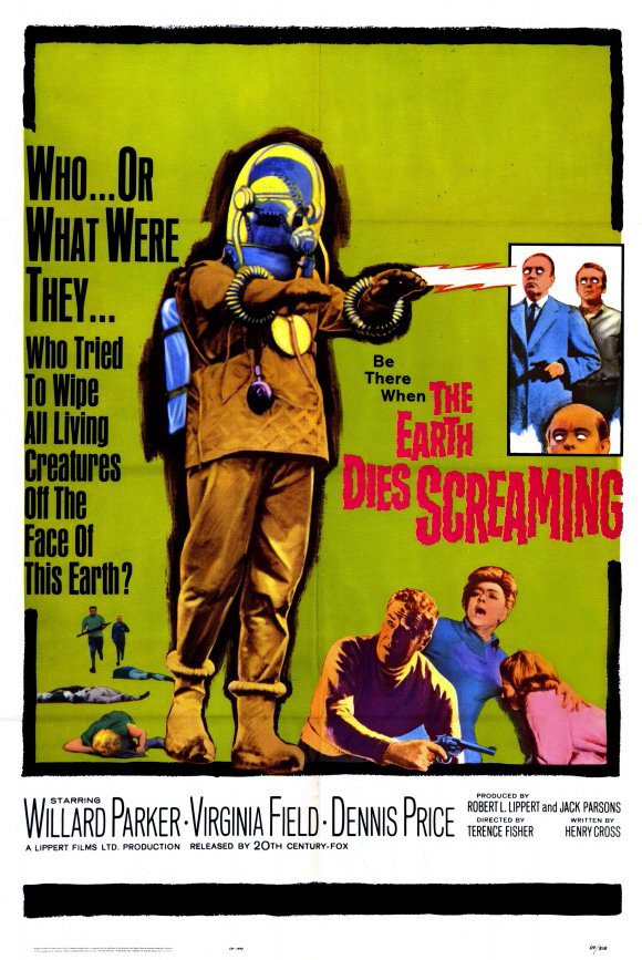 The Earth Dies Screaming (1964) - Dennis Price  Colorized Version DVD