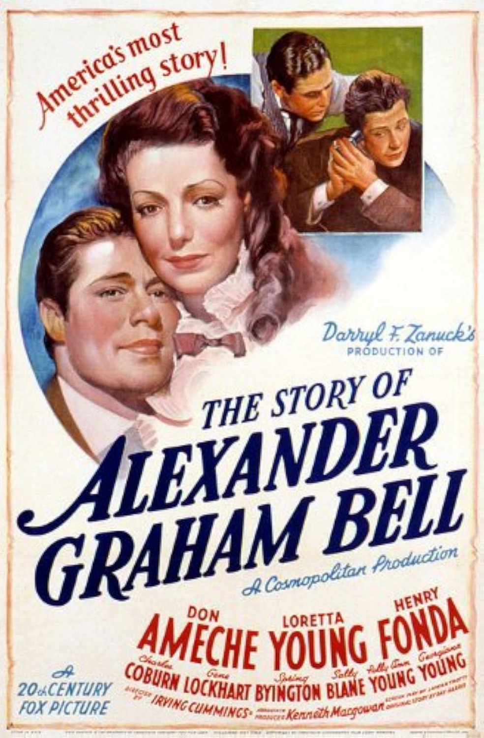 The Story Of Alexander Graham Bell (1939) - Henry Fonda  Colorized Version DVD