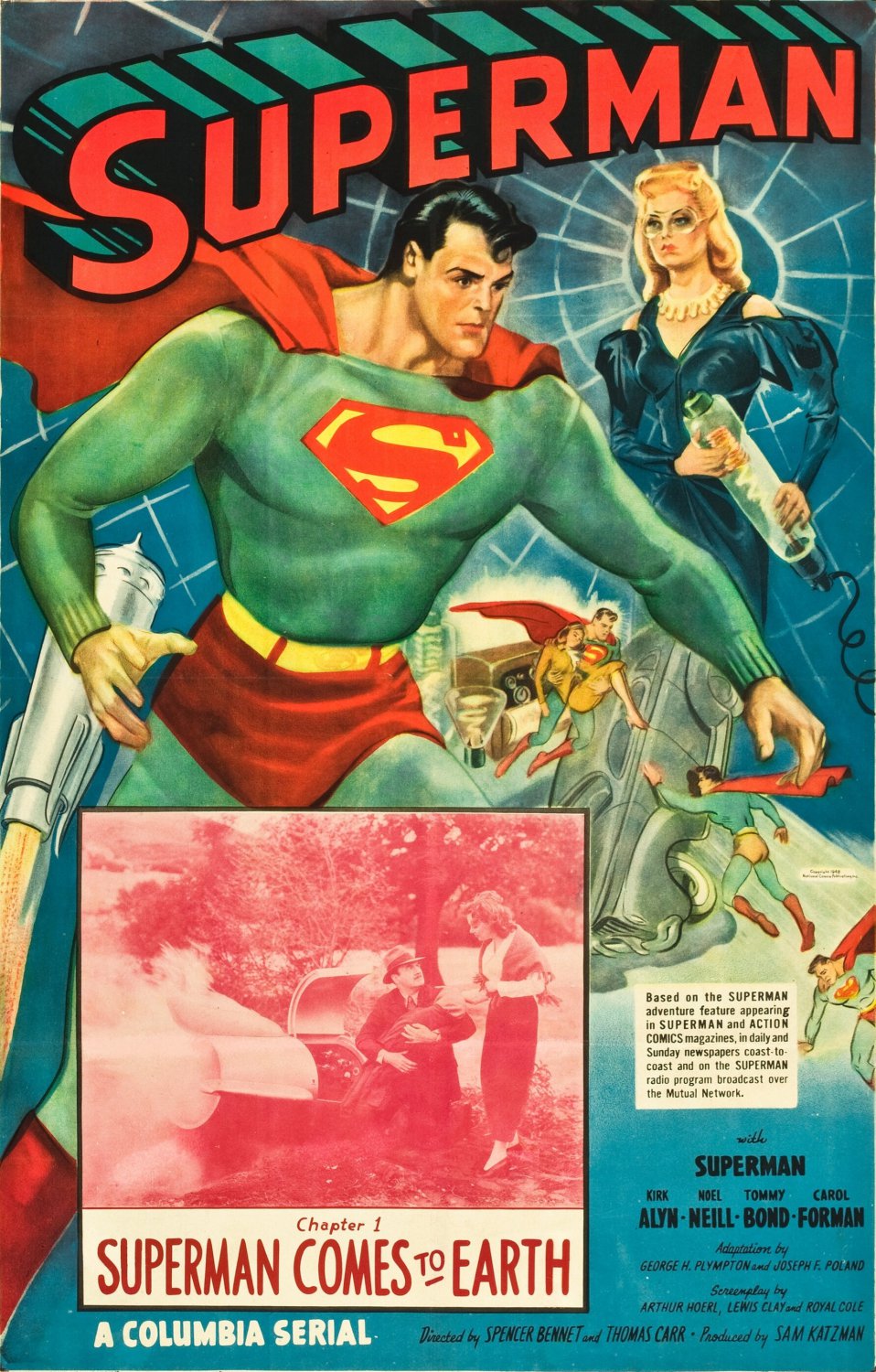 Superman (1948) : Complete Serial - Kirk Alyn  Colorized Version 2x DVD