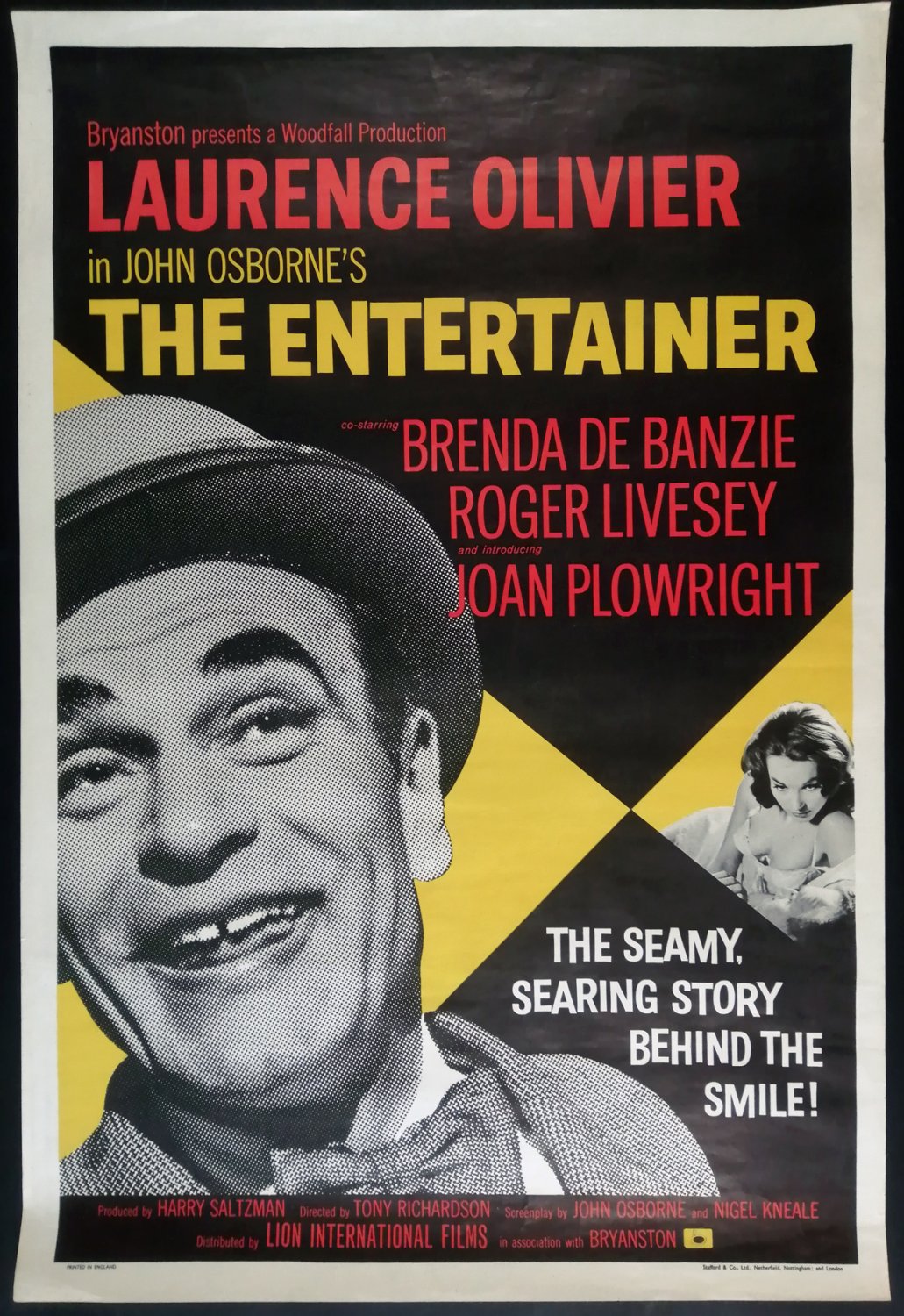 The Entertainer (1960) - Laurence Olivier  Colorized Version  DVD